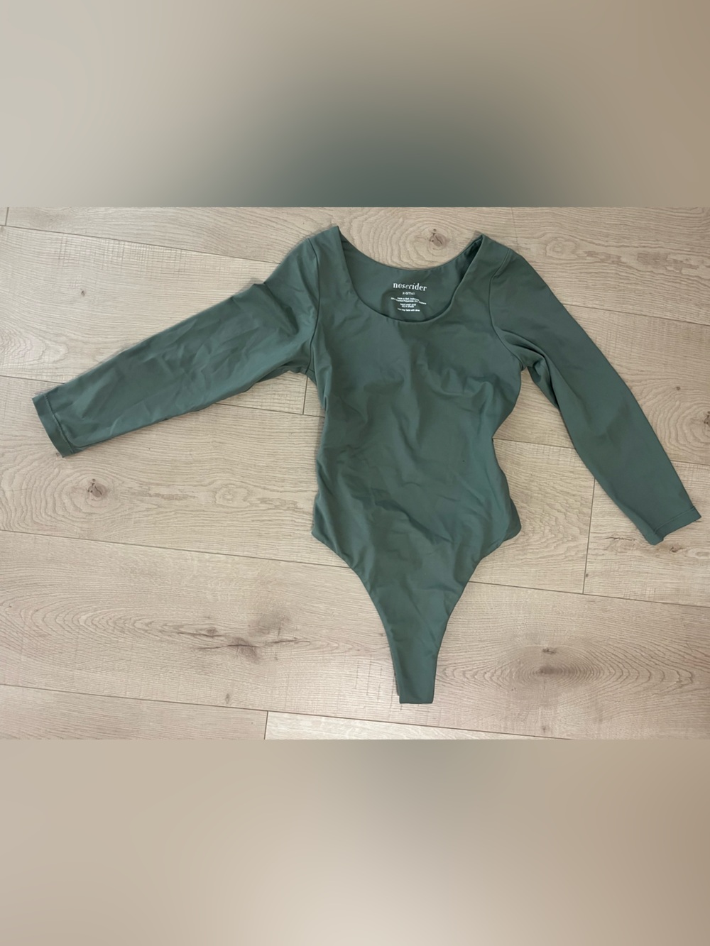 NOSERIDER Classic Long-Sleeve Surf Suit in Sage Green XS